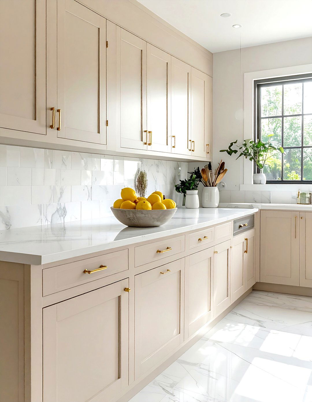 Linen Kitchen Cabinets - 30 linen kitchen ideas