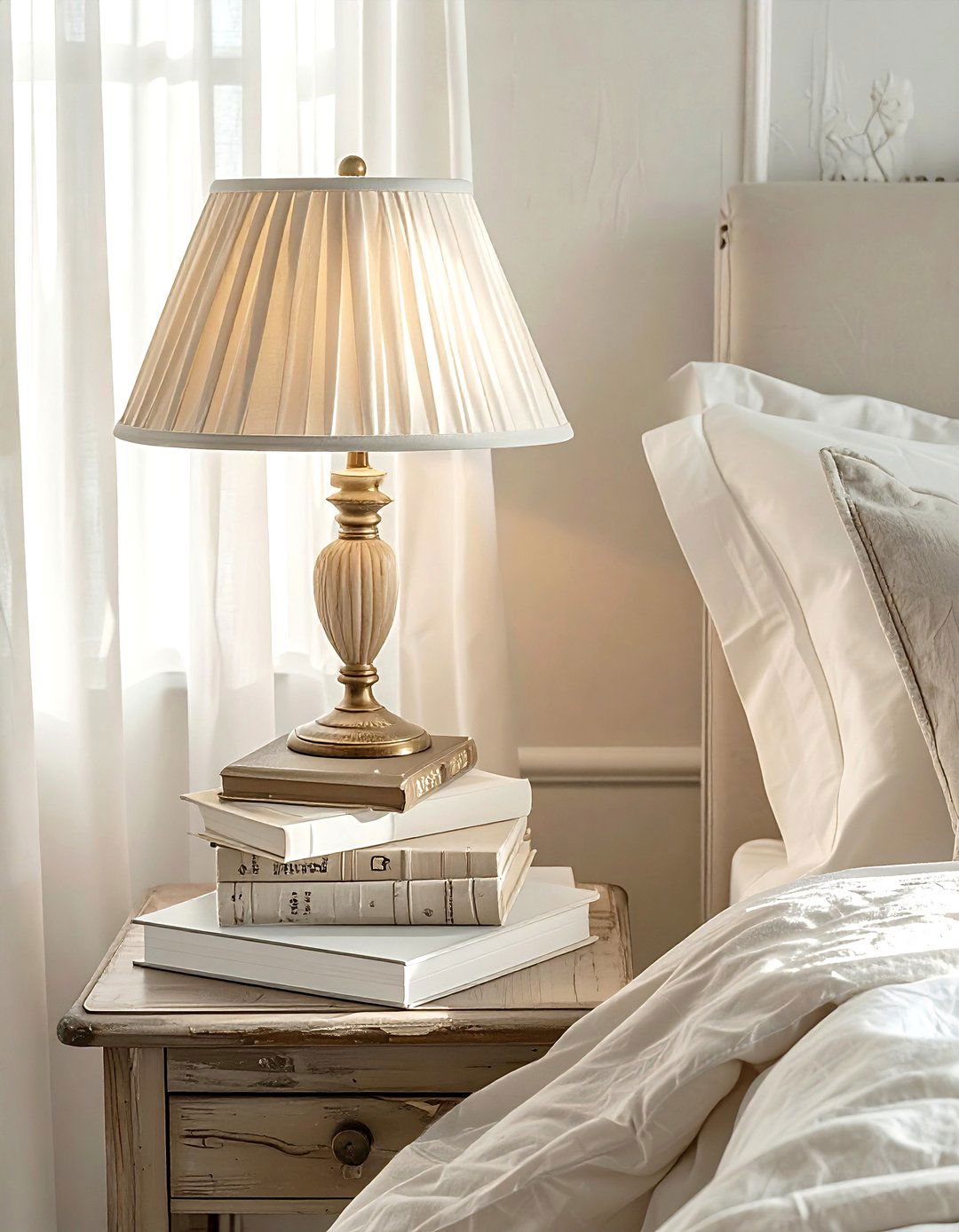 Linen Lampshade Accent - 30 linen accent ideas
