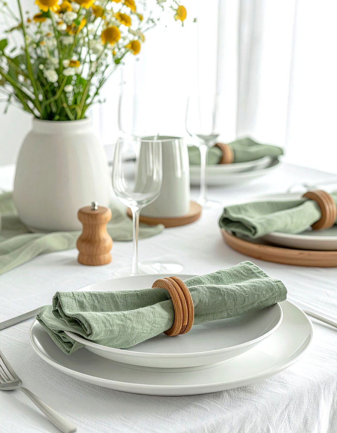 Linen Napkins - 30 linen kitchen ideas