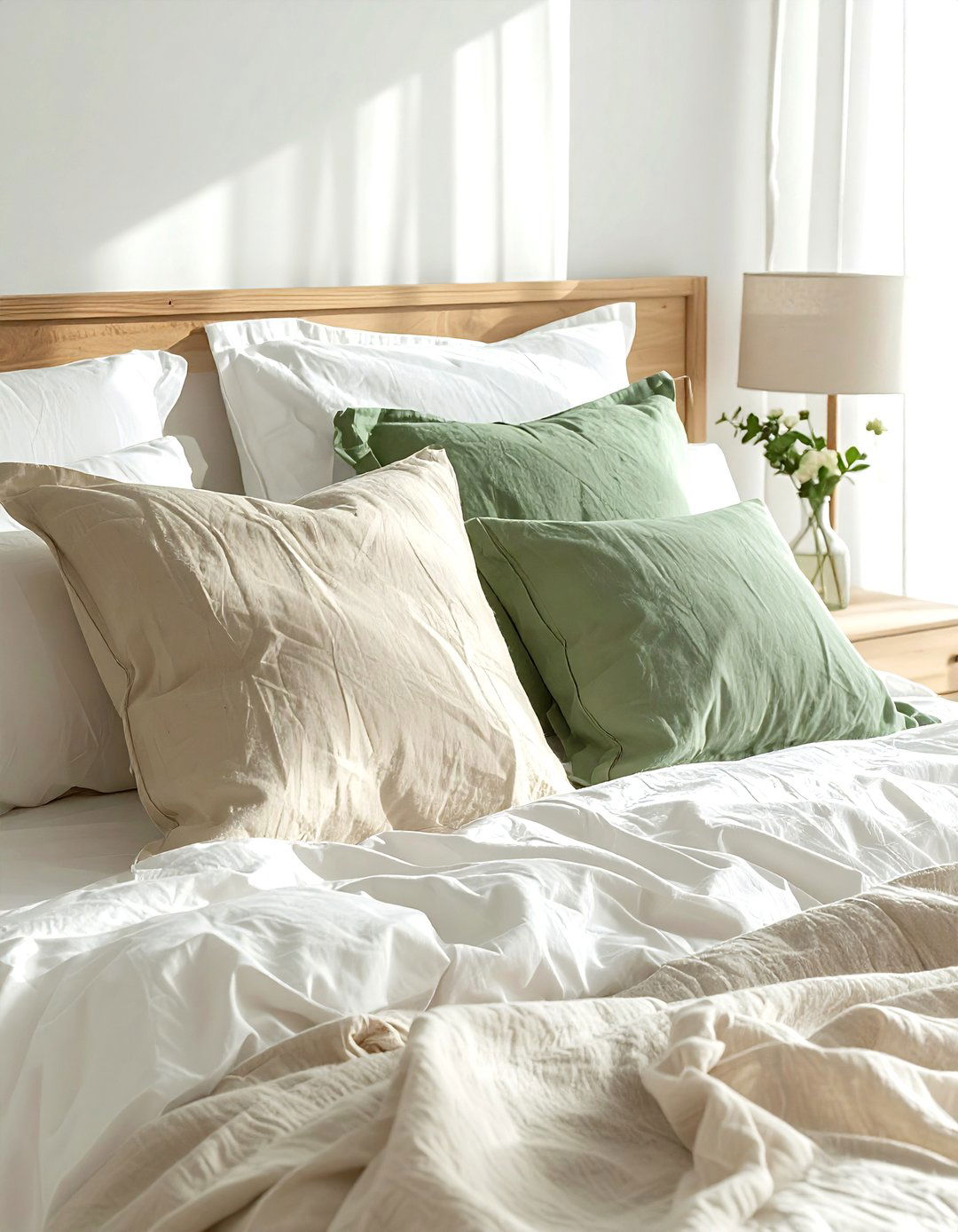 Linen Pillow Styling - 30 pillow arrangement ideas