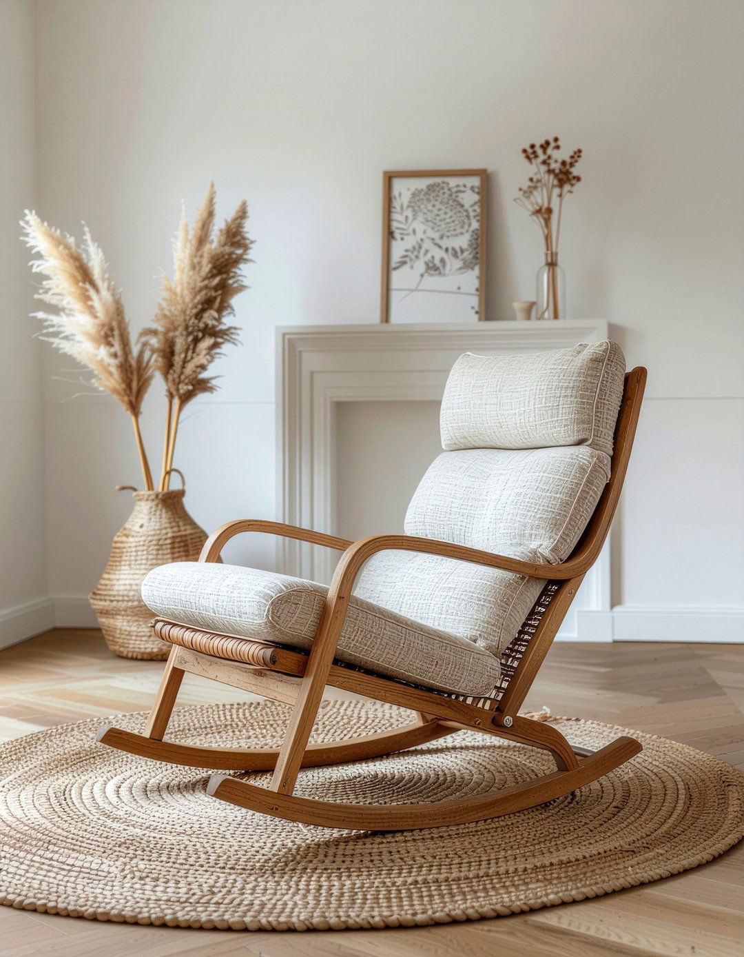 Linen Rocker Recliner - 30 living room rocker recliner ideas