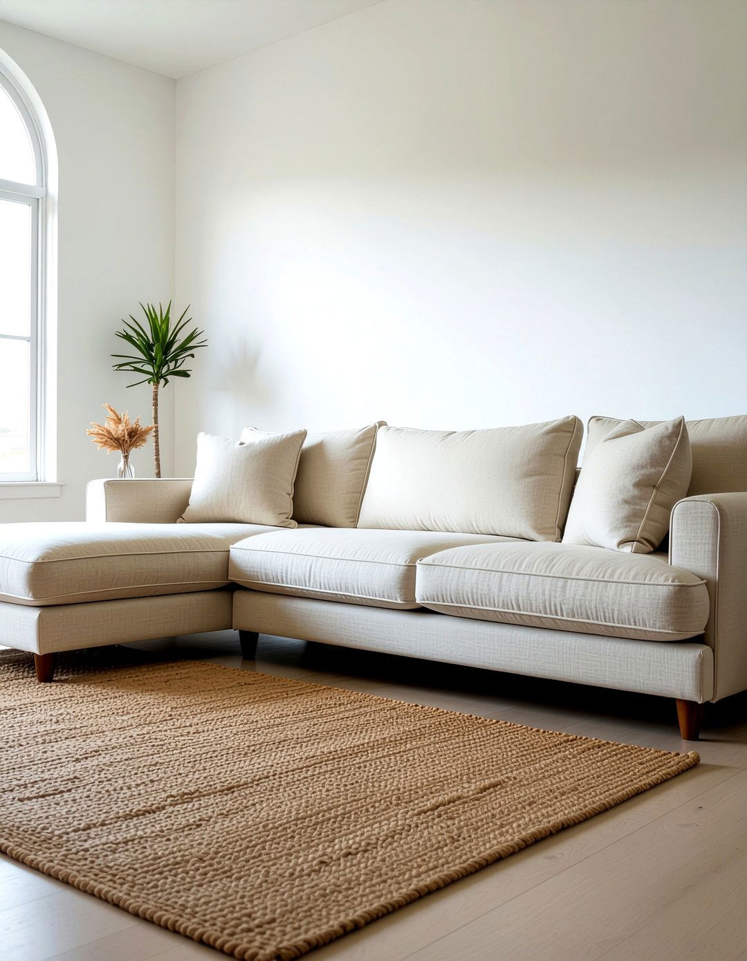 Linen Sectional Sofa - 30 living room upholstered sofa ideas