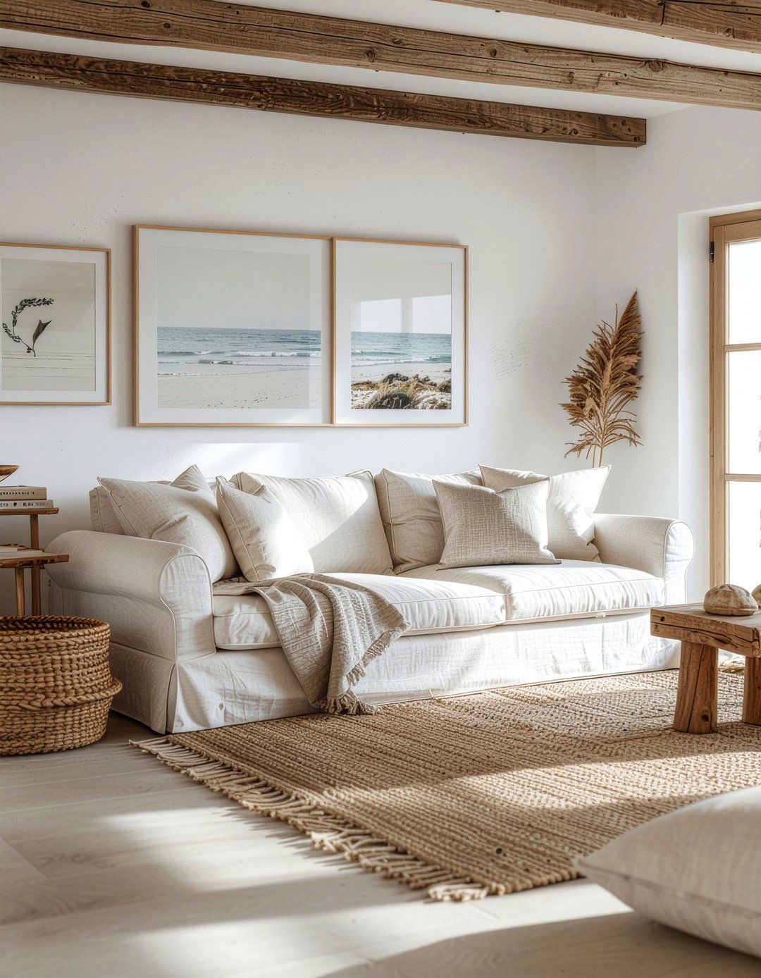 Linen Sofa Living Room - 30 safari living room ideas