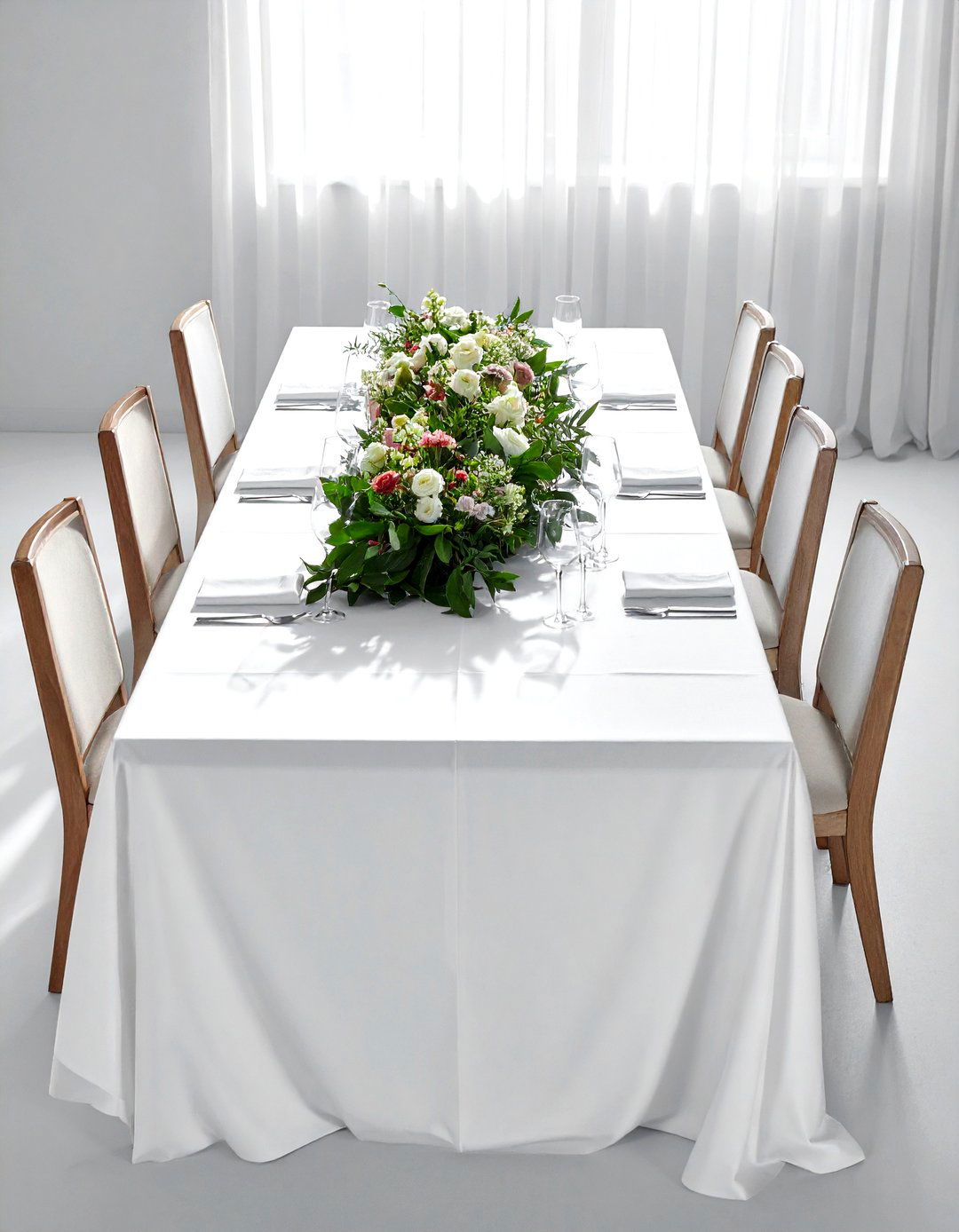 Linen Tablecloth - 30 traditional entertaining dining ideas
