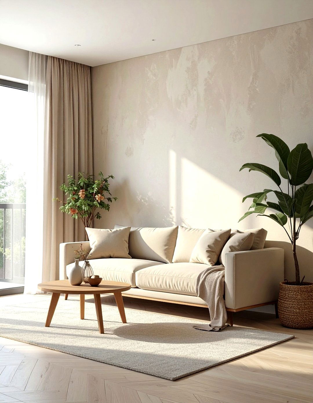 Linen Wallpaper - 30 living room peel and stick wallpapers