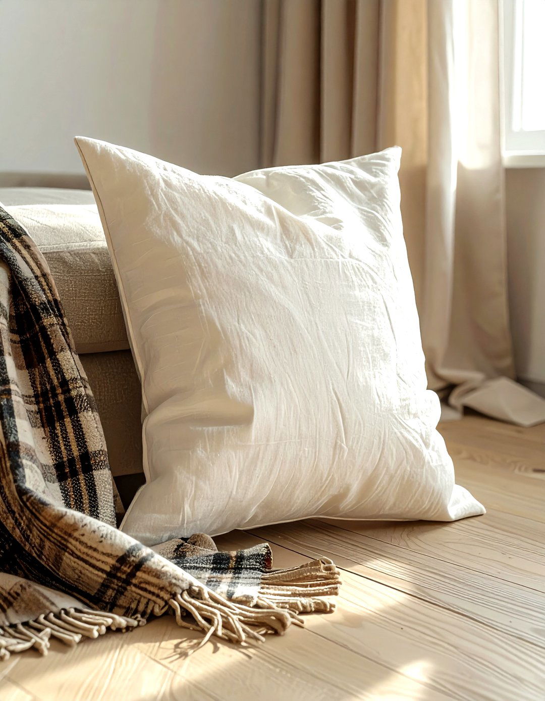 Linen pillow - 30 light academia decor ideas