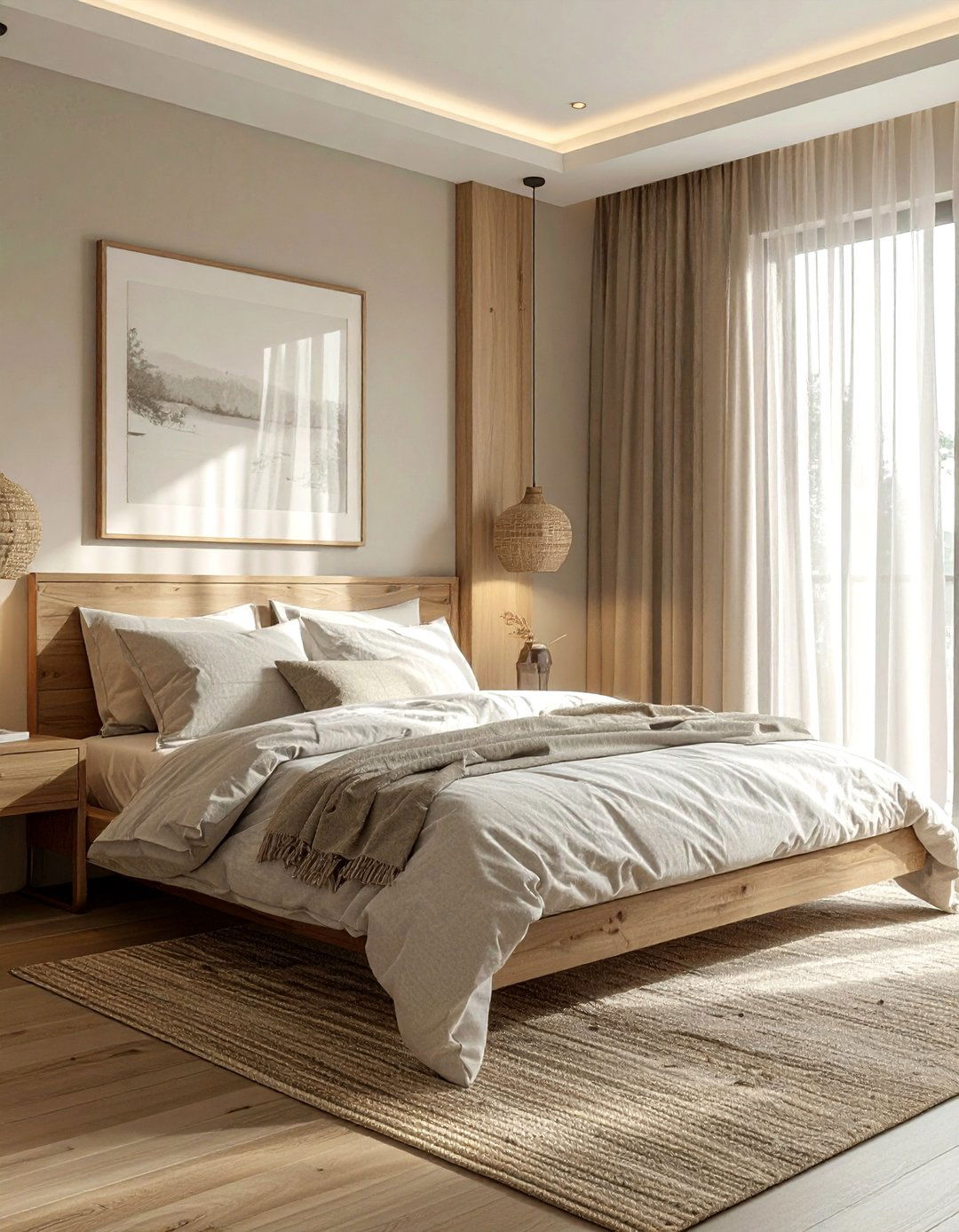 Linen sheer curtains bedroom - 30 sheer curtain ideas