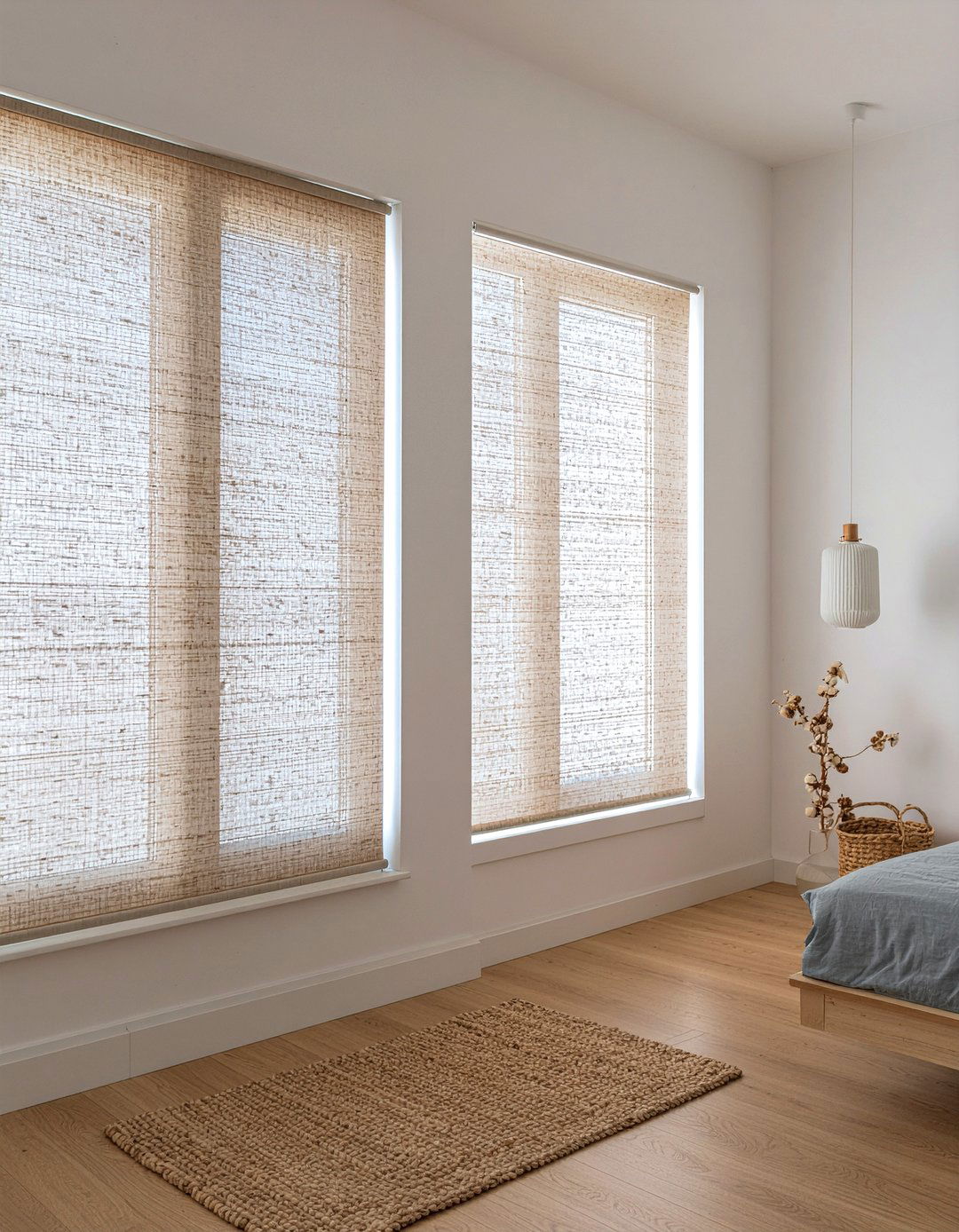 Linen texture vertical blinds - 30 bedroom vertical blinds