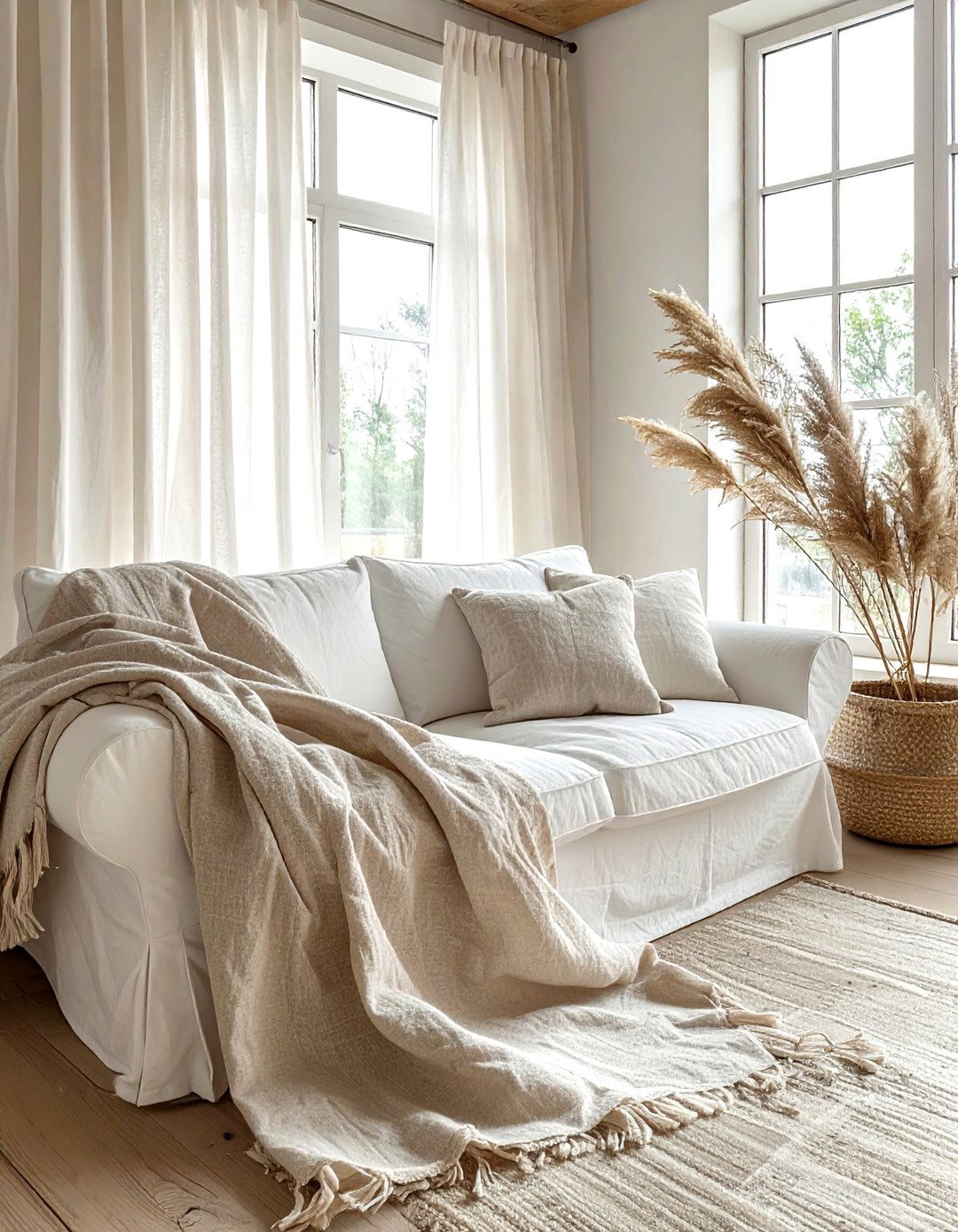 Linen throw blanket - 30 throw blanket ideas