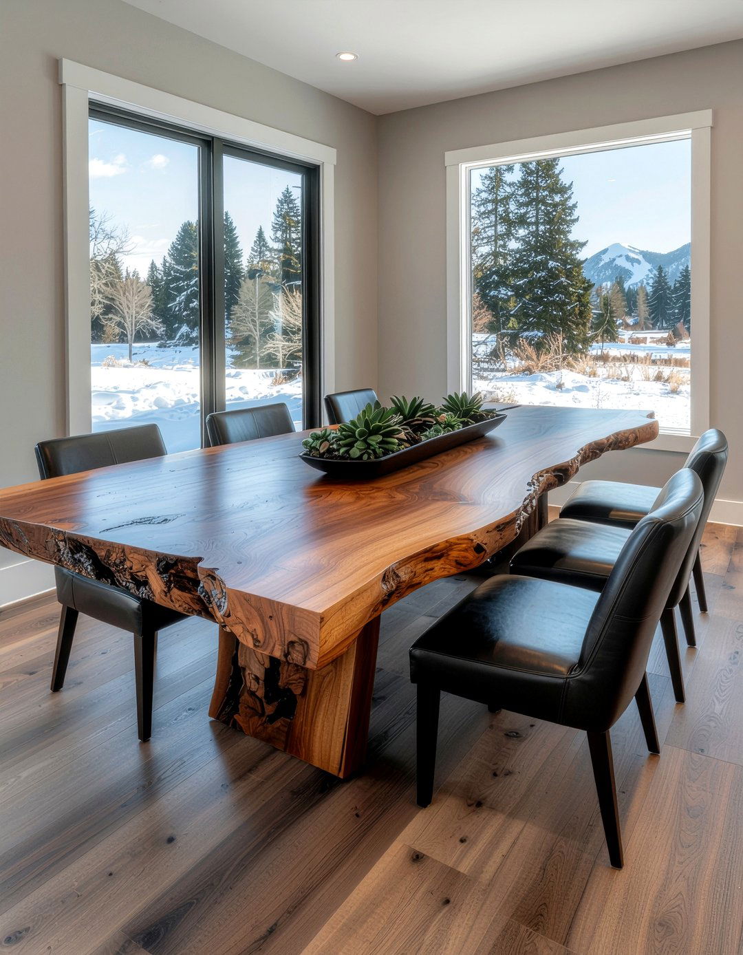 Live Edge Dining Table - 30 dining room statement piece ideas