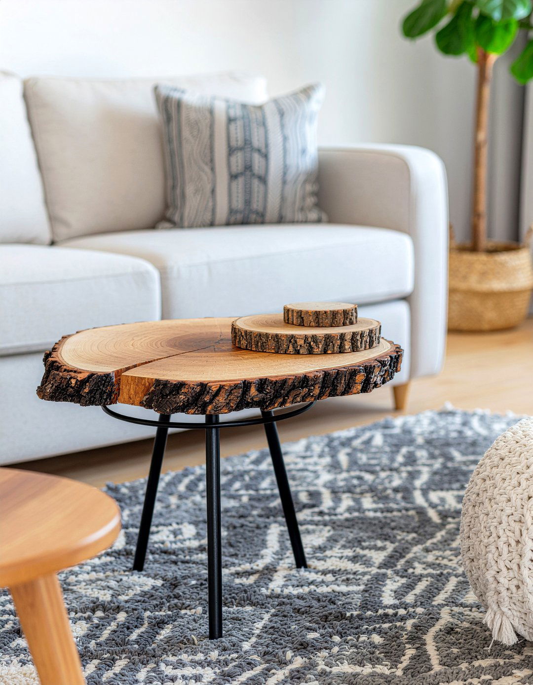 Live Edge Nesting Coffee Table - 30 living room nesting coffee tables