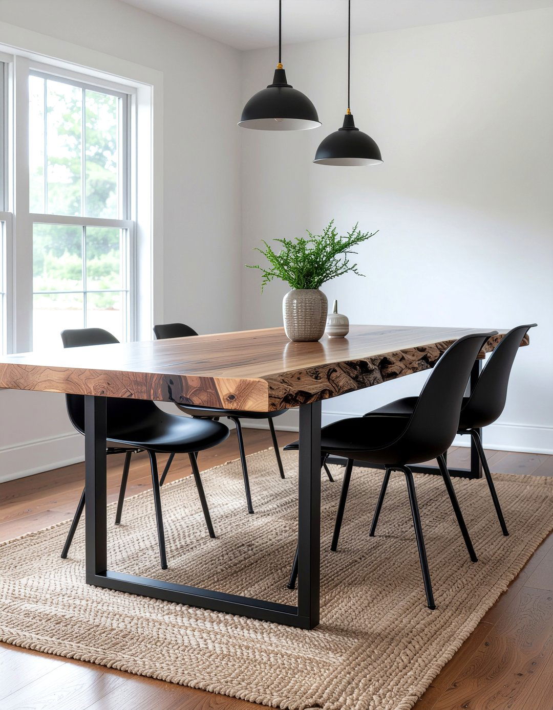 Live Edge Table - 30 dining room table ideas