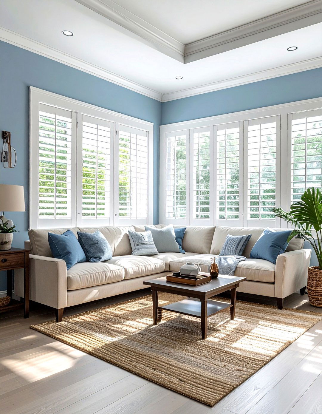 Living Room Bay Window Shutters - 30 living room bay window ideas