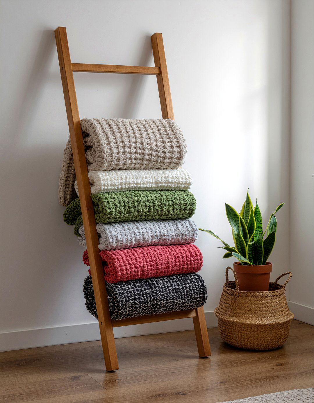 Living Room Blanket Ladder - 30 weekend living room ideas