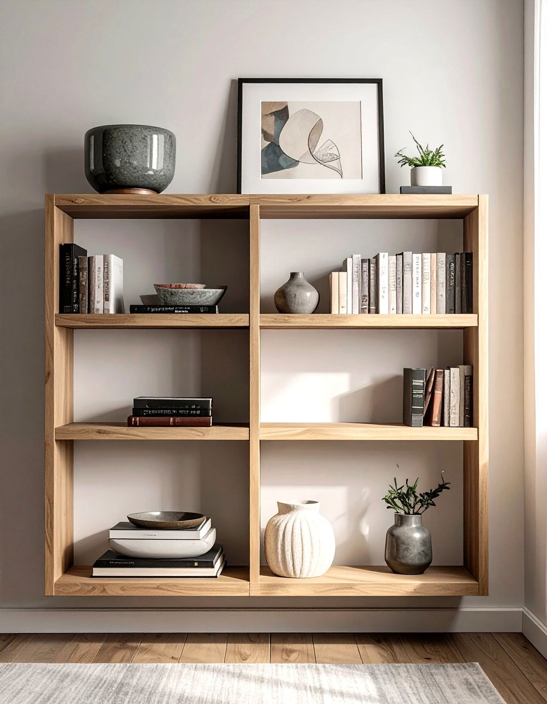 Living Room Bookshelf - 30 tabletop vignette ideas