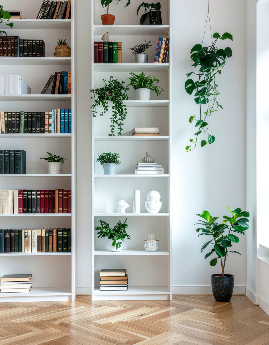 Living Room Bookshelves - 30 living room refresh ideas