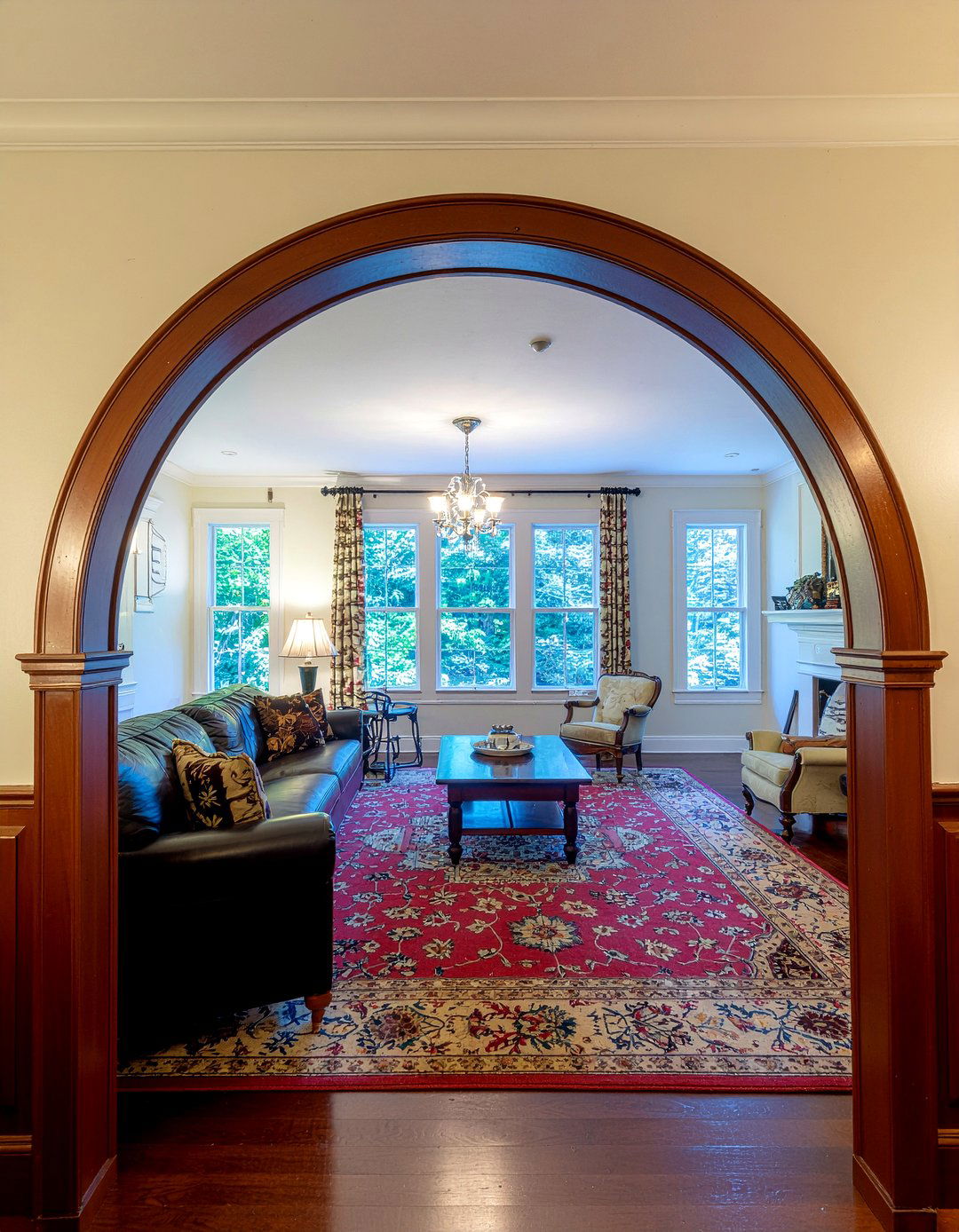 Living Room Cased Arch - 30 living room archway ideas