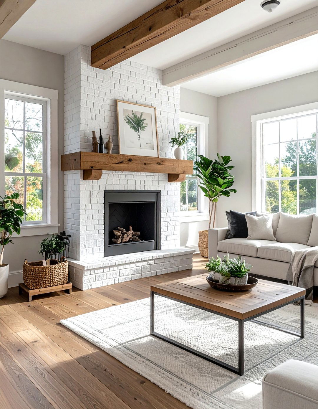 Living Room Fireplace Makeover - 30 home transformation ideas