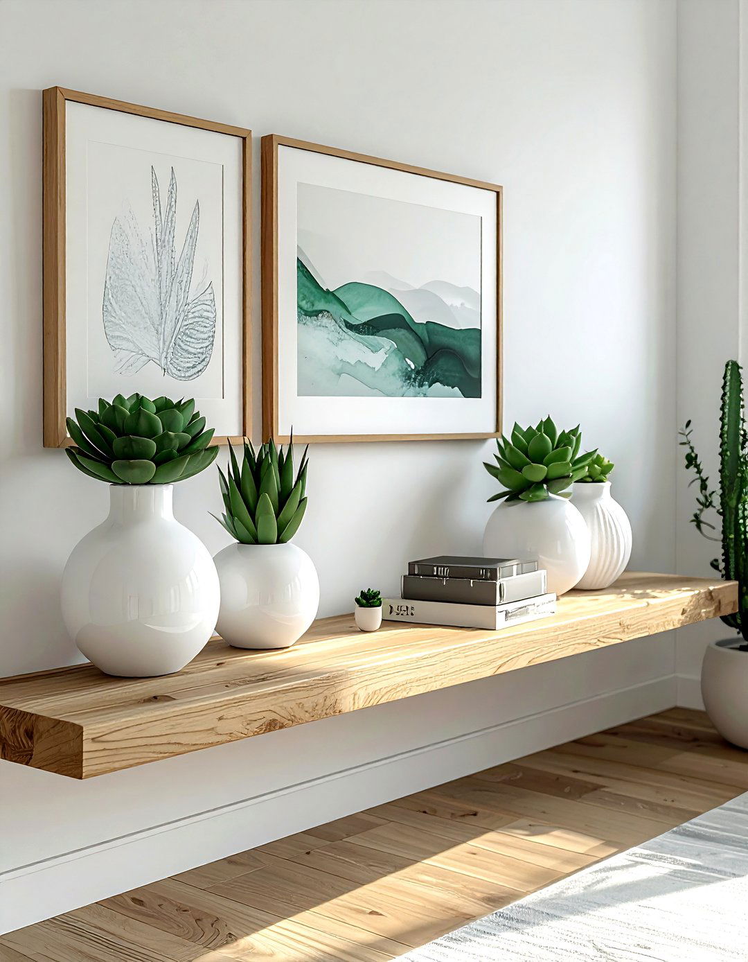 Living Room Floating Shelf - 30 wall shelf decor ideas
