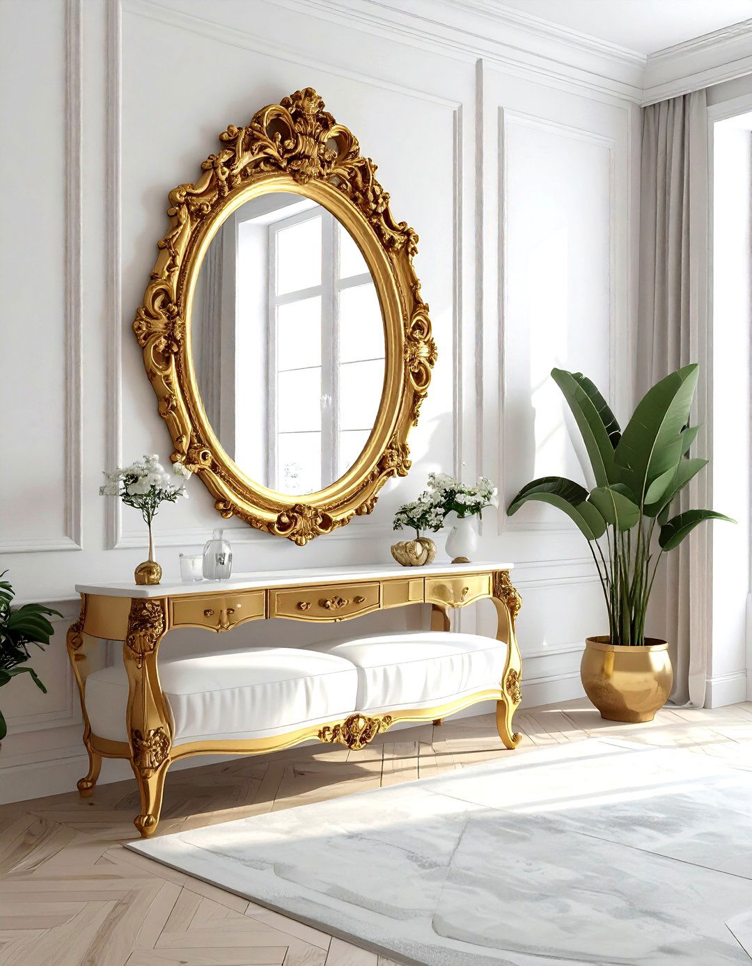 Living Room Mirror - 30 living room photography ideas