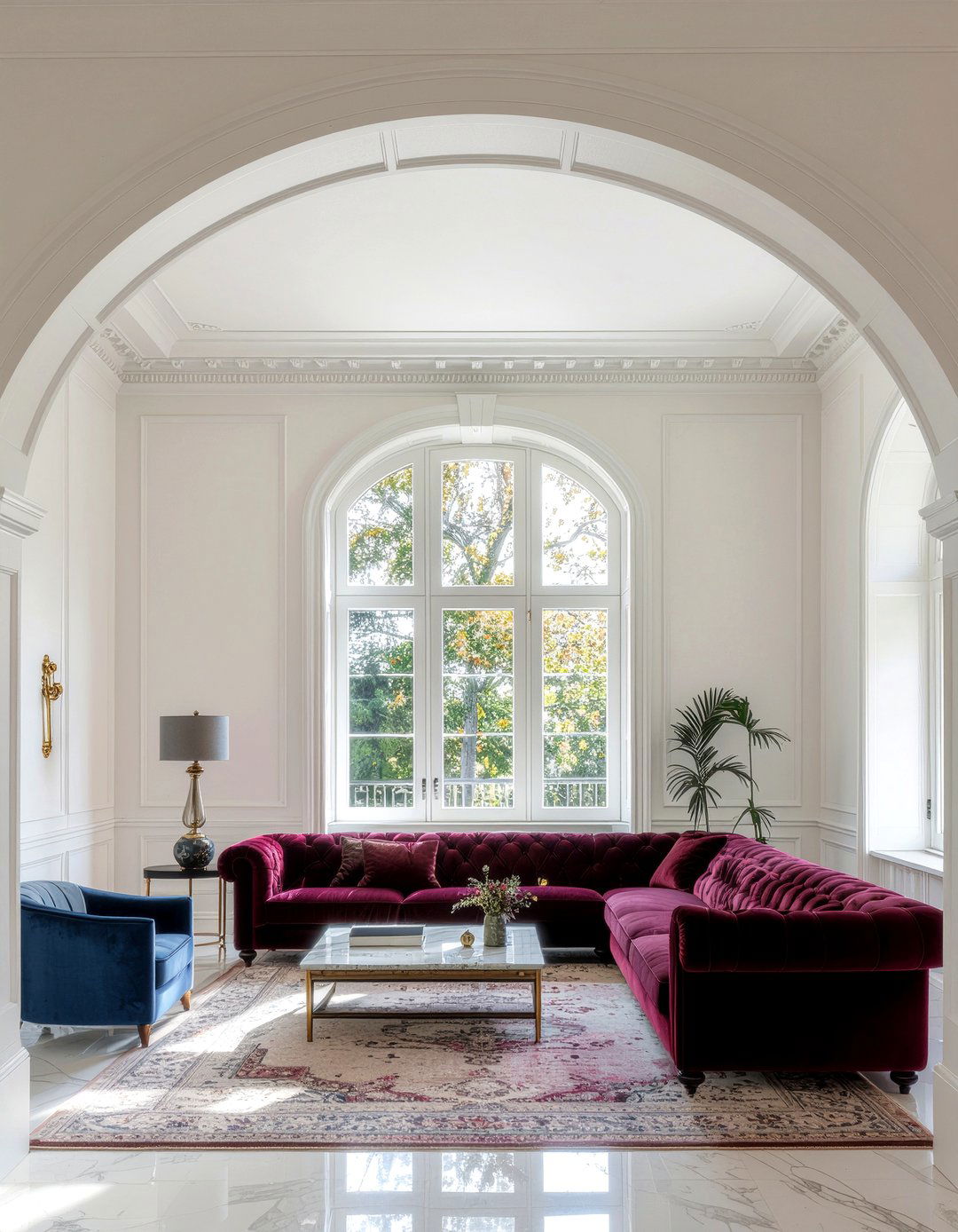 Living Room Roman Arch - 30 living room archway ideas