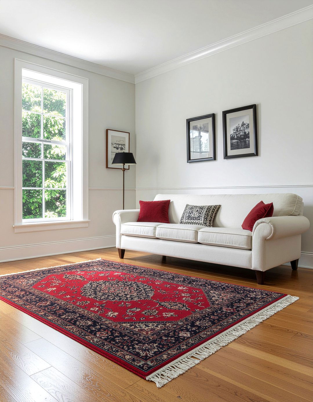 Living Room Rug Border Distance - 30 living room rug size guide