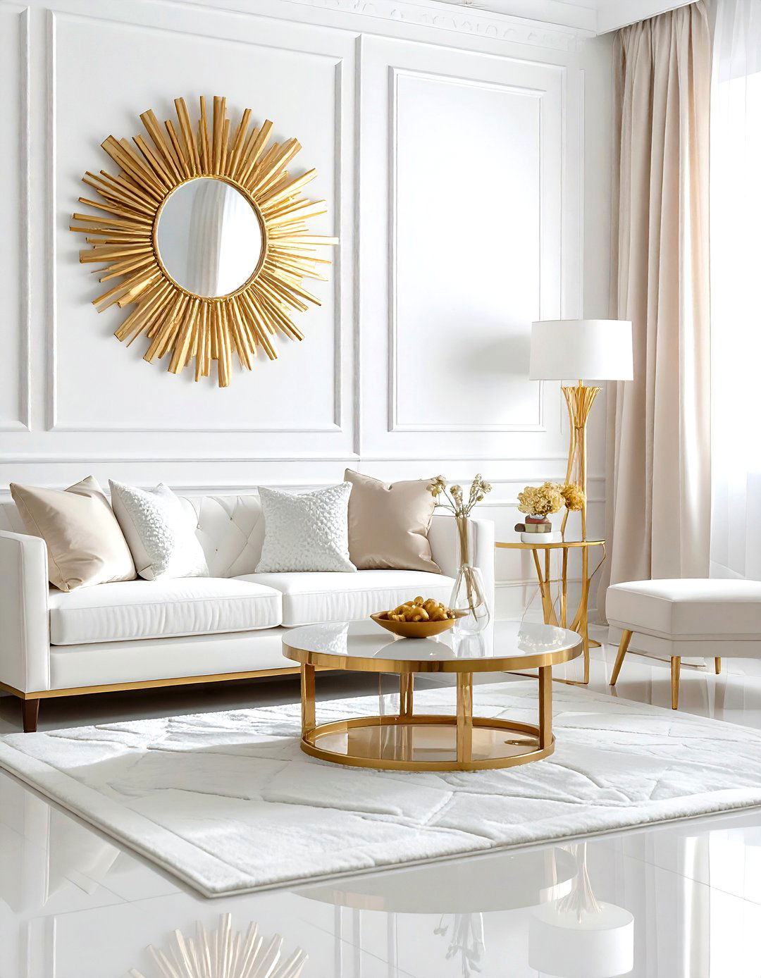 Living Room White Walls Gold Accents - 30 living room white walls