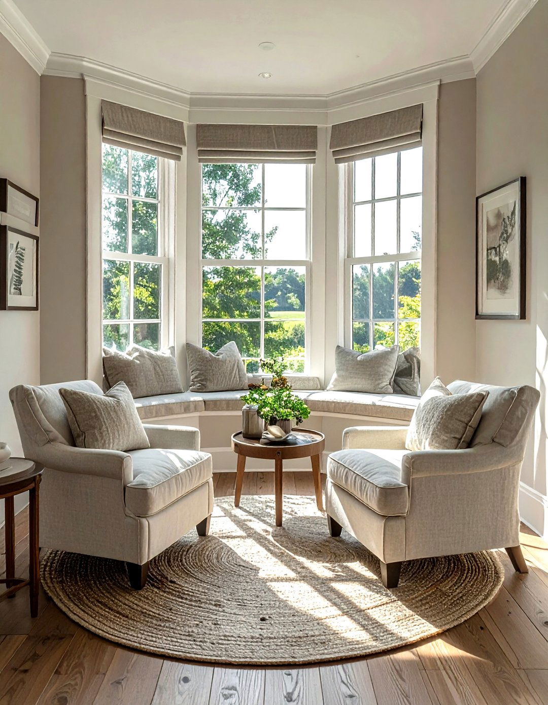 Living Room With Bay Window Layout - 30 living room space planning ideas