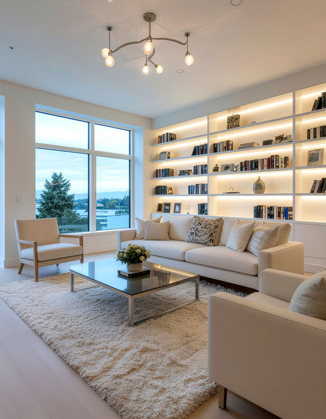 Living Room With Built In Shelves - 30 luxe living room ideas