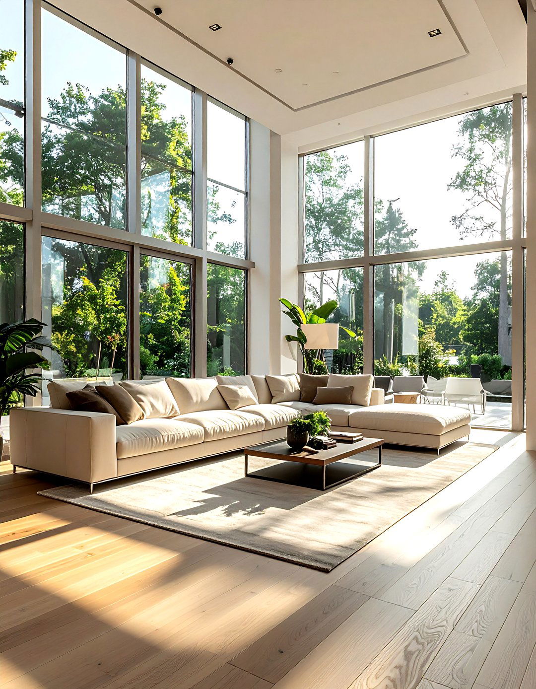 Living Room With Large Windows - 30 bright living room ideas