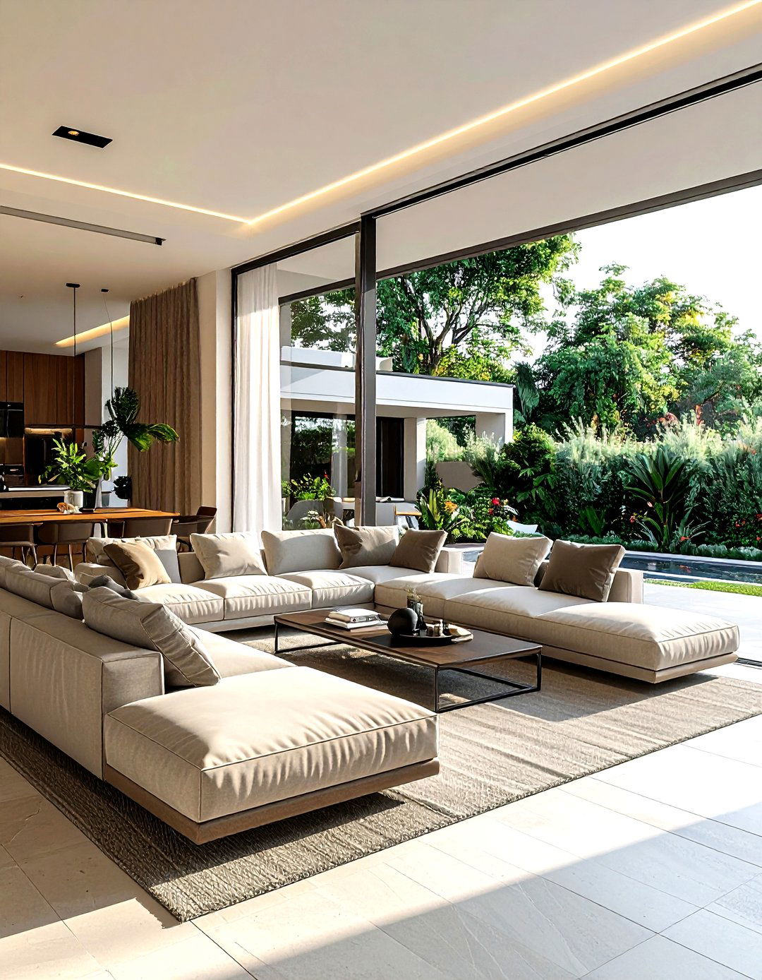 Living Room With Terrace Seating - 30 living room with terrace ideas