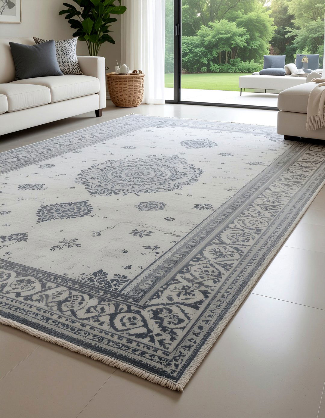 Living room area rug - 30 living room remodel ideas