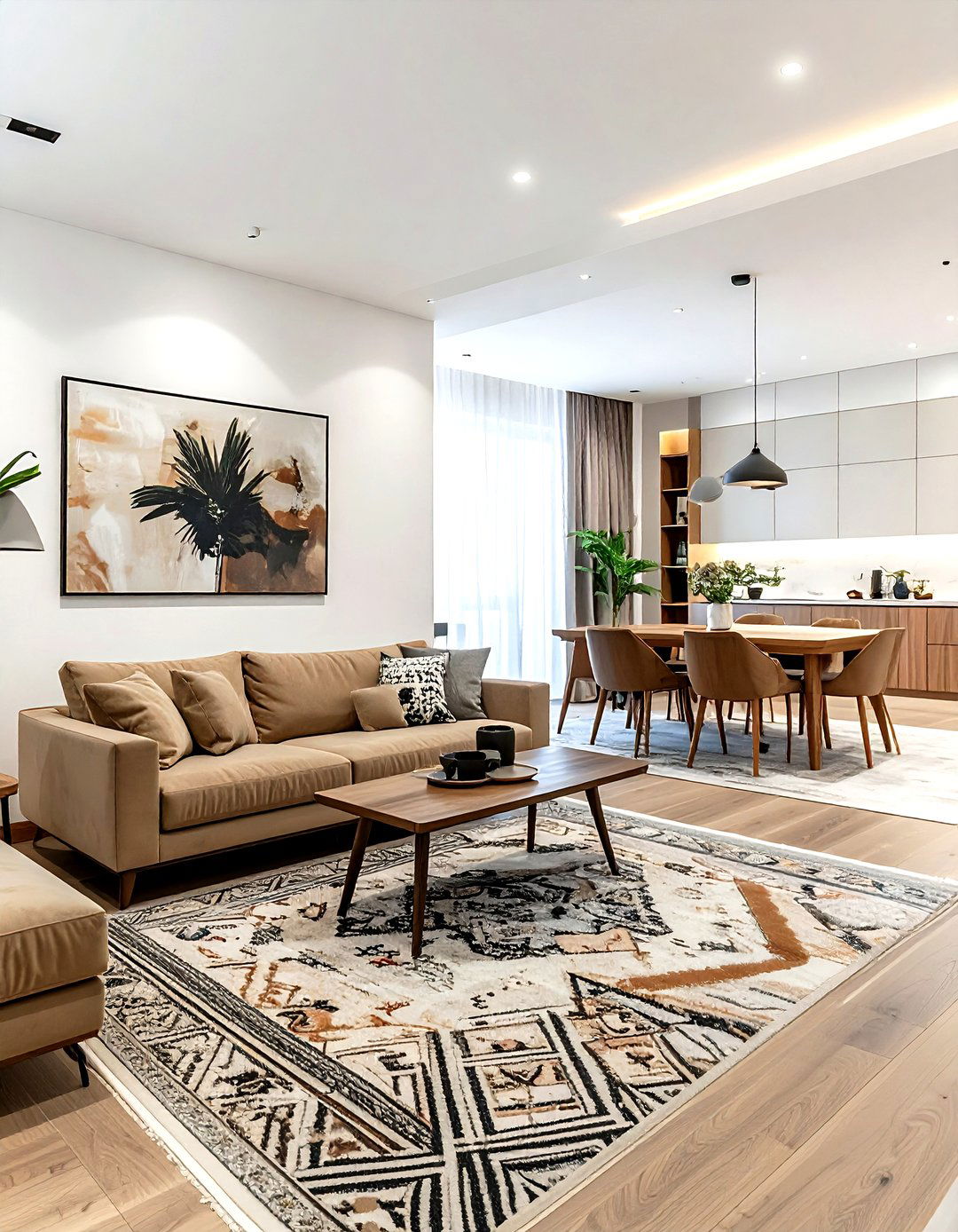 Living room dining room combo - 30 living room floor plan ideas