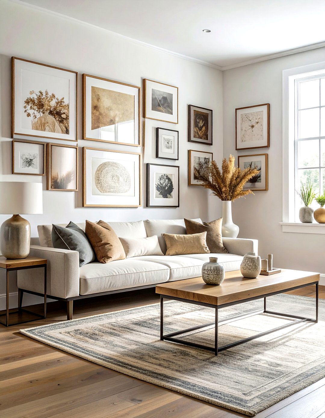 Living room gallery wall - 30 best home decor ideas