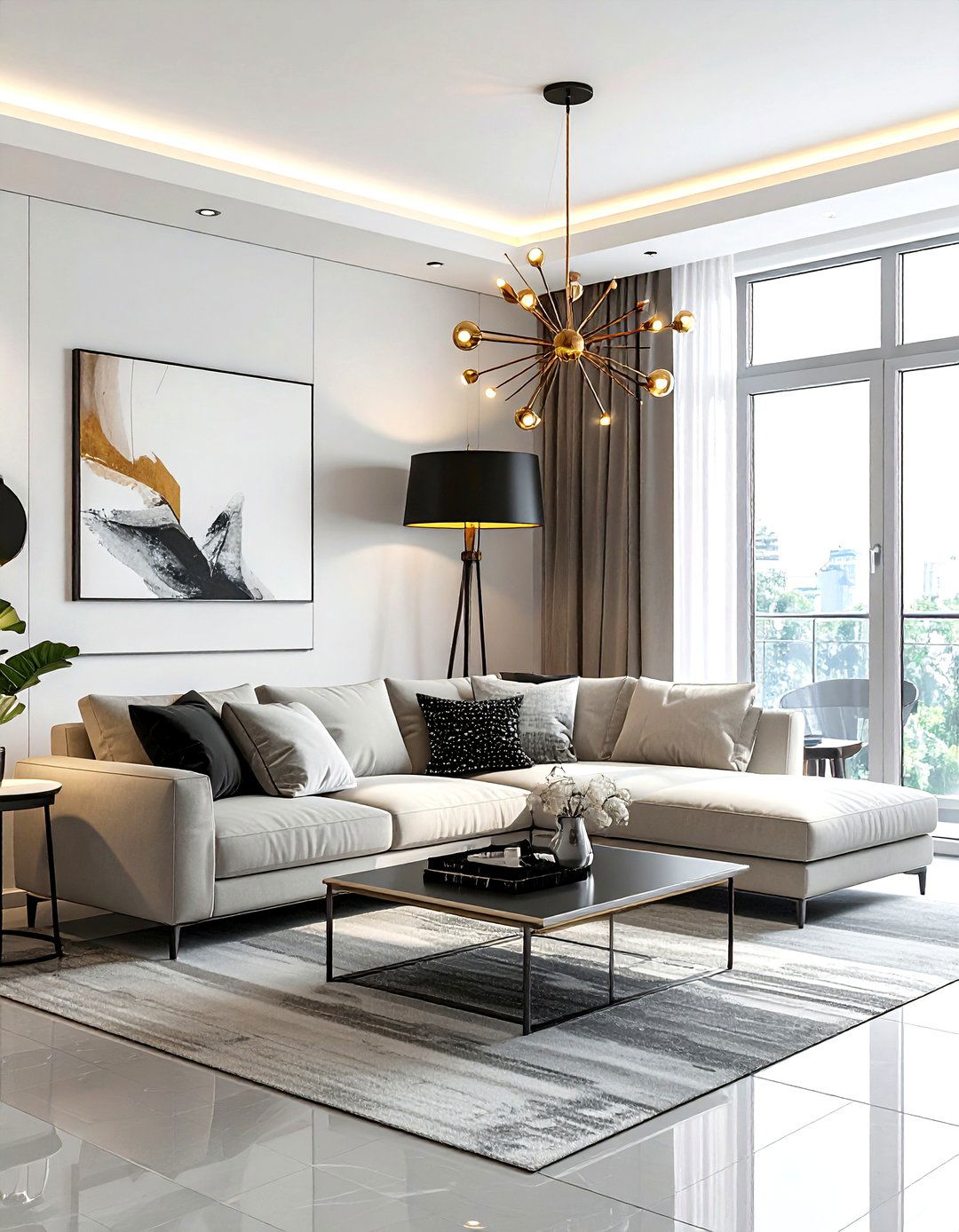 Living room lighting fixtures - 30 living room staging ideas