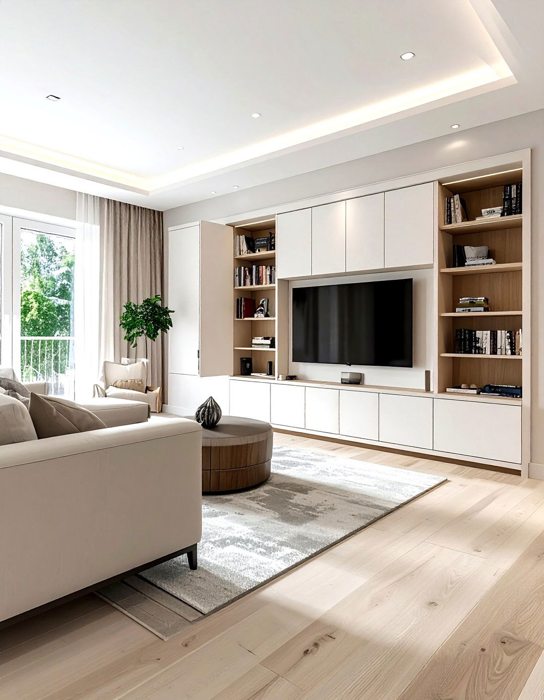 Living room media armoire - 30 armoire decor ideas