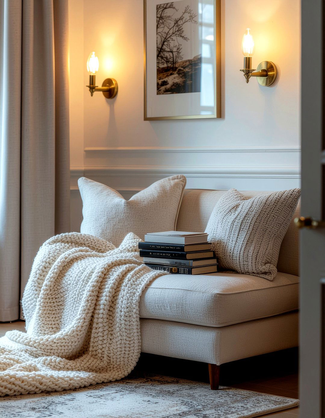 Living room reading nook - 30 living room window bench ideas