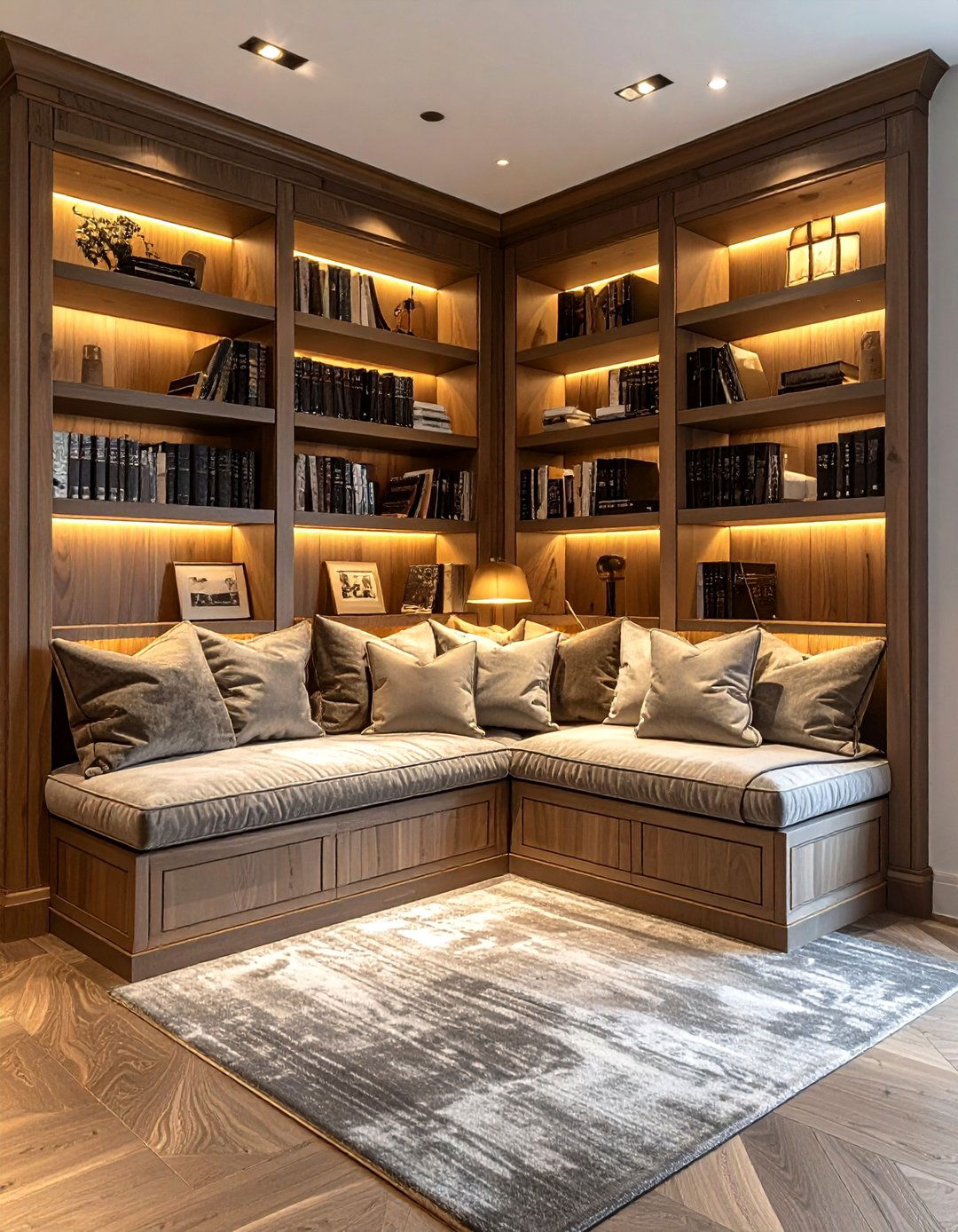Living room reading nook - 30 living room built-in ideas