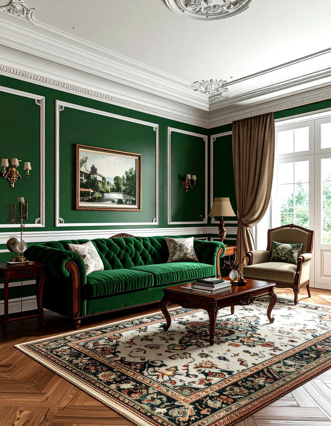 Living room wainscoting and chair rail - 30 living room chair rail ideas