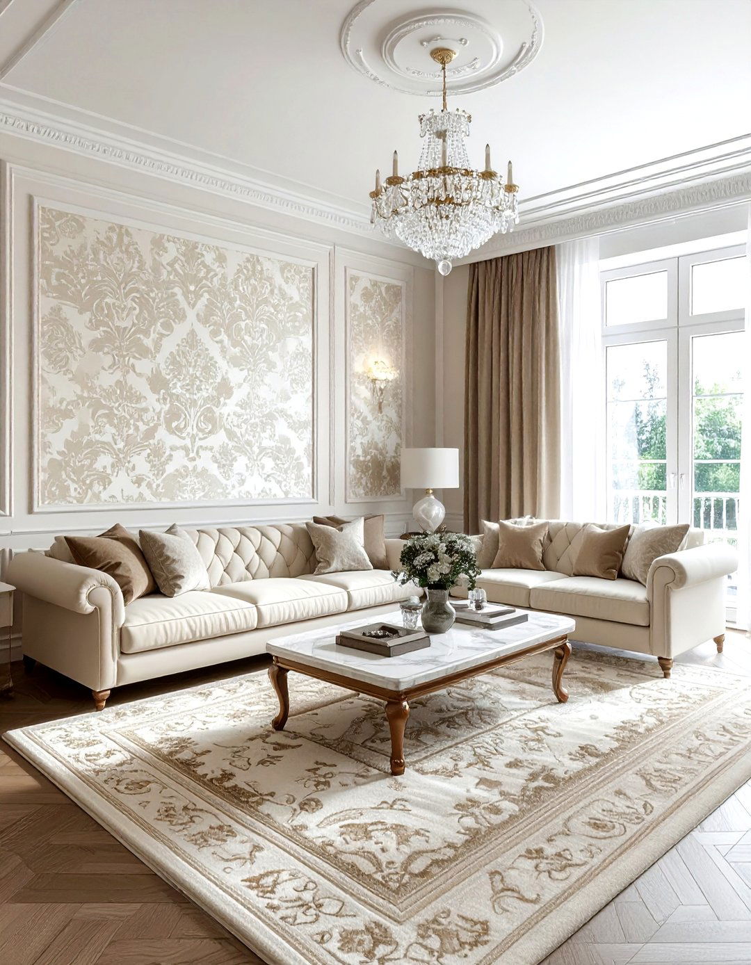 Living room wallpaper - 30 wallpaper ideas