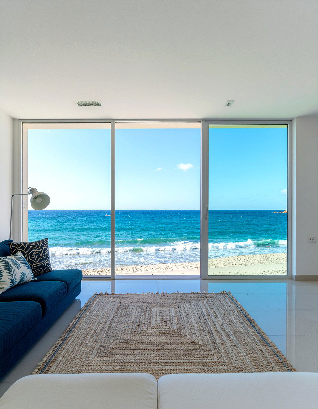 Living room window ocean view - 30 living room floor to ceiling windows