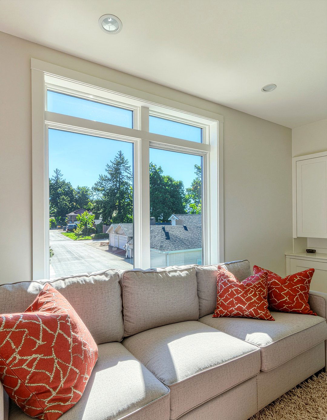 Living room window with transom - 30 living room picture windows