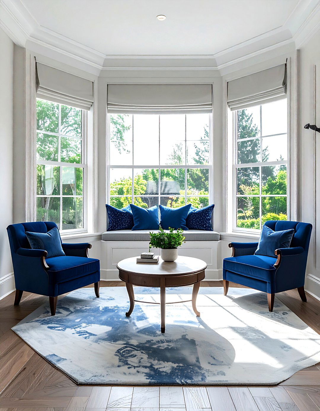 Living room with bay window - 30 living room layout ideas