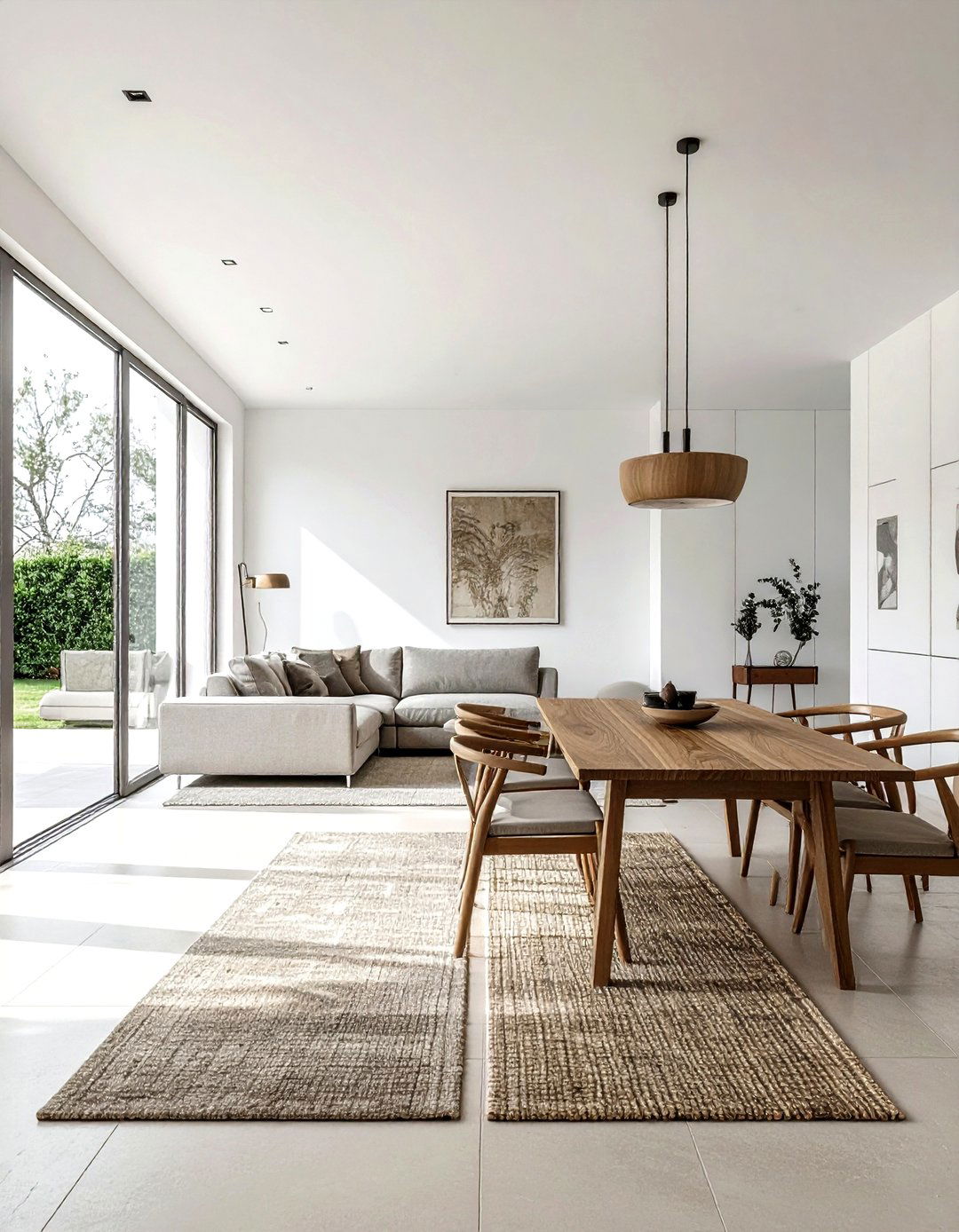 Living room with dining area layout - 30 living room furniture layout