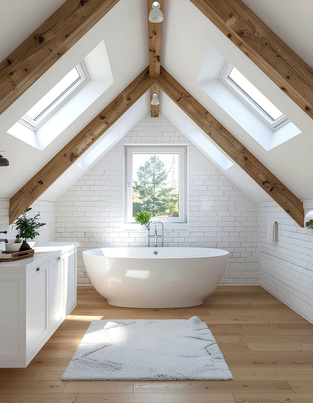 Loft Bathroom - 30 bathroom layout ideas