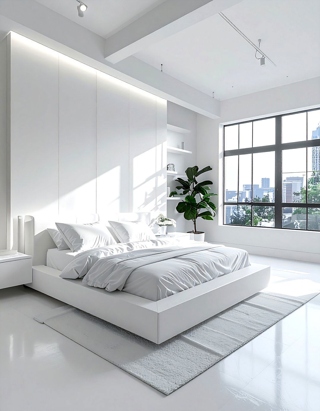 Loft White Bedroom - 30 white bedroom furniture ideas