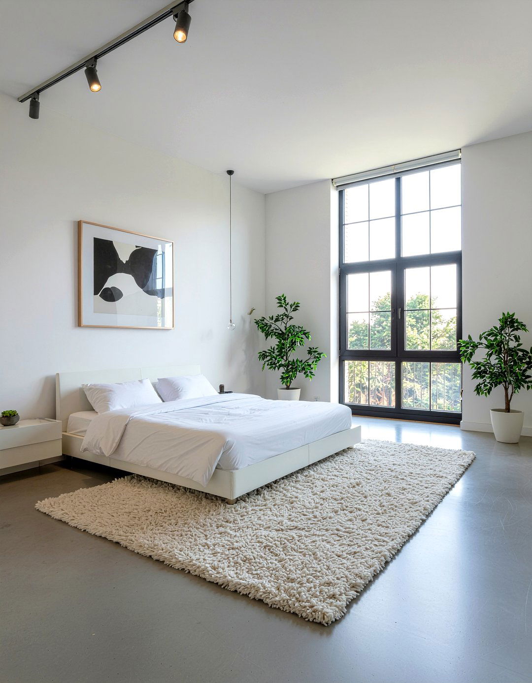 Loft White Bedroom - 30 all white bedroom ideas