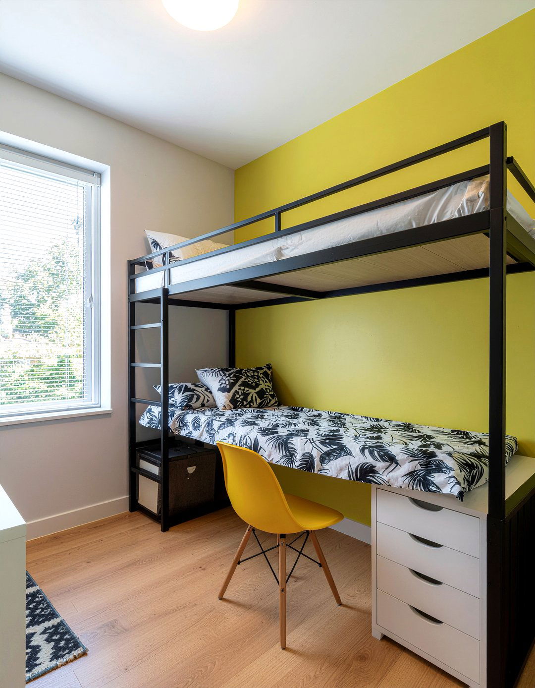 Loft bed with desk - 30 bedroom storage ideas