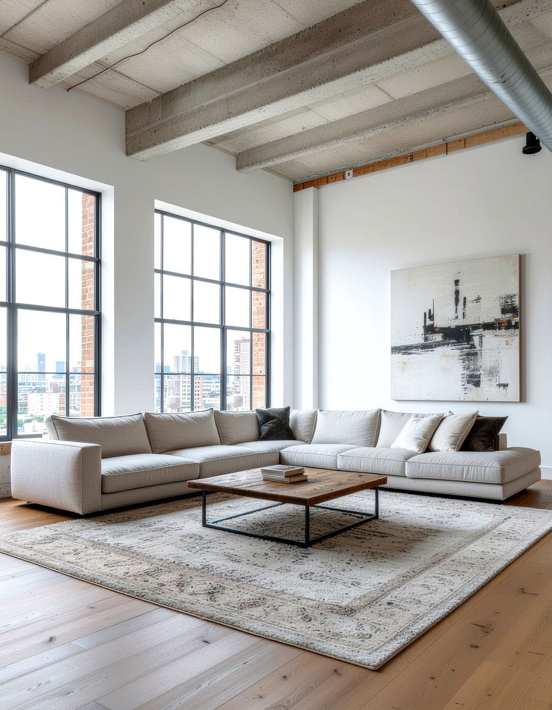 Loft living room - 30 modern living room ideas