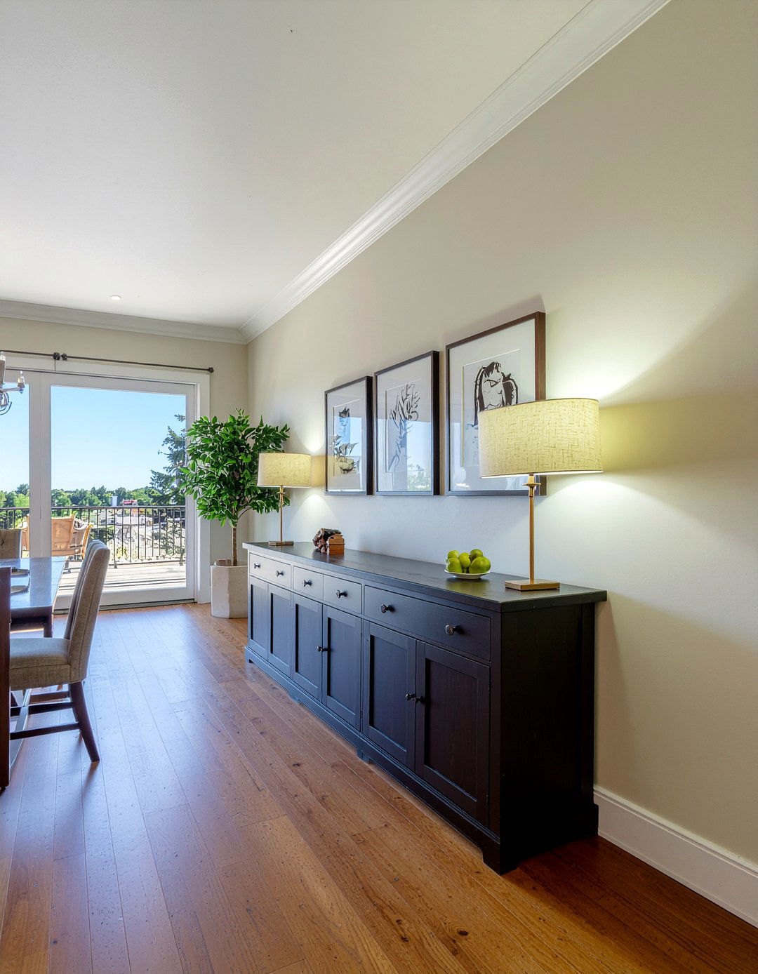 Long Farmhouse Buffet - 30 farmhouse buffet dining room ideas